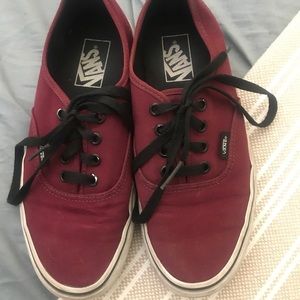 Maroon Vans